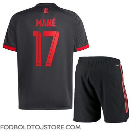 Bayern Munich Sadio Mane #17 Tredje sæt Børn 2022-23 Kortærmet (+ Korte bukser)